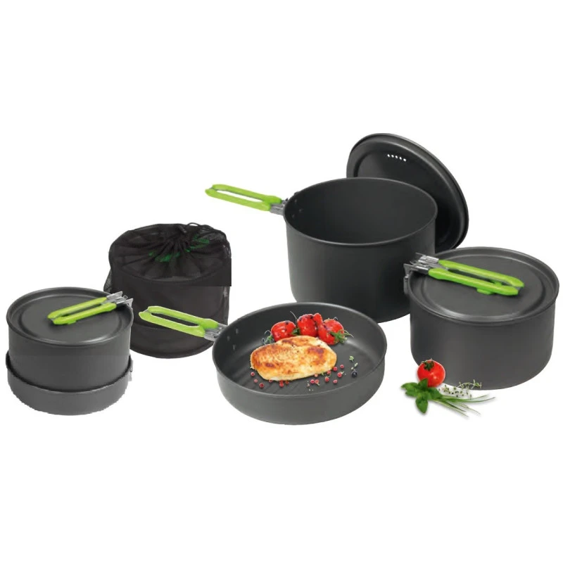 CAMP4 Batterie De Cuisine 5 Pièces Elite 3 CAMP4 Batterie De Cuisine 5 Pièces Elite