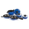 CAMP4 Batterie De Cuisine 9 Pièces Bleue/noire -Camping Boutique camp4 batterie de cuisine 9 pieces bleue noire