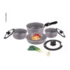 CAMP4 Batterie De Cuisine Alu 8 Pièces 1 CAMP4 Batterie De Cuisine Alu 8 Pièces -Camping Boutique camp4 batterie de cuisine alu 8 pieces