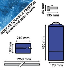 CAO Douche Solaire à Pression -Camping Boutique cao douche solaire a pression 5