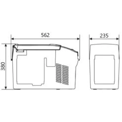 DOMETIC CoolFreeze CFF 12 13L -Camping Boutique dometic coolfreeze cff 12 1