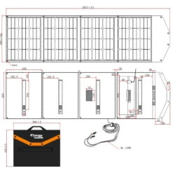 EM Kit Solaire Pliable HPP-200 - VICTRON Régulateur MPPT 75/15 13 EM Kit Solaire Pliable HPP-200 - VICTRON Régulateur MPPT 75/15 -Camping Boutique em kit solaire pliable hpp 200 victron regulateur mppt 75 15 5