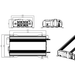 EM Convertisseur PSW-DIF 1600 W -Camping Boutique energie mobile psw dif 1600 w 3