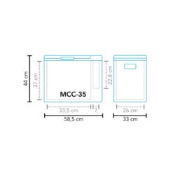 MESTIC Cool Box MCC-35 17 MESTIC Cool Box MCC-35 -Camping Boutique mestic cool box mcc 35 7