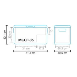 MESTIC Cool Box MCCP-35 AC/DC -Camping Boutique mestic cool box mccp 35 ac dc 2