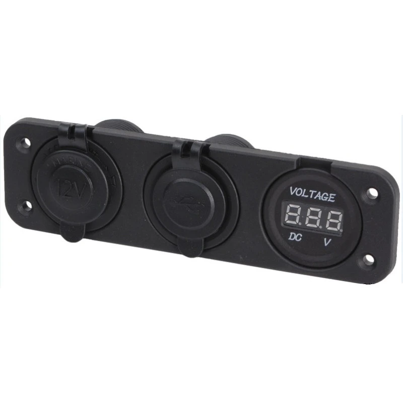 OSCULATI Prise 12V + USB + Voltmètre 3 OSCULATI Prise 12V + USB + Voltmètre