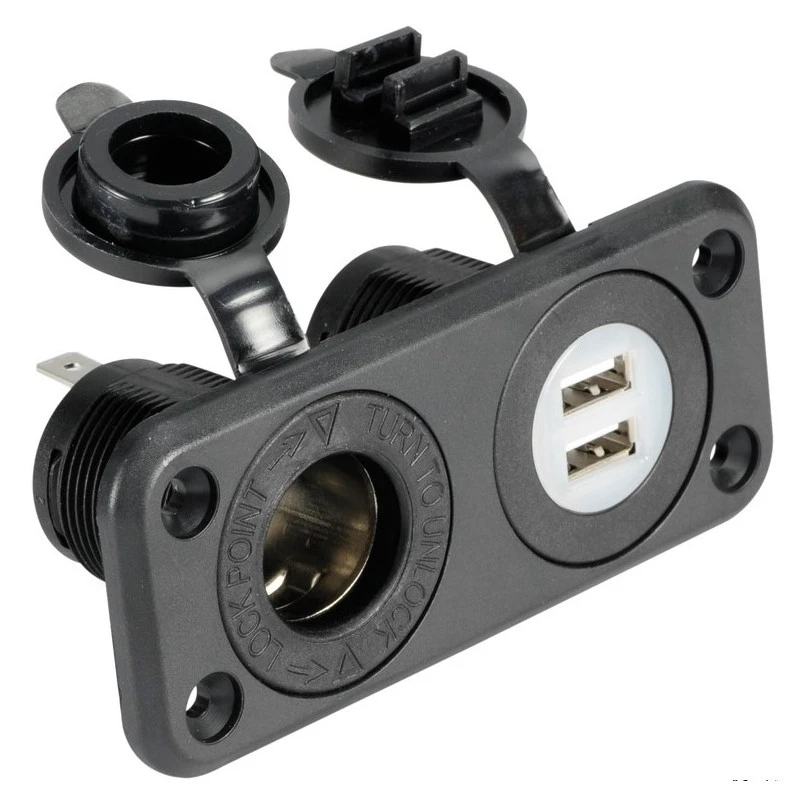 OSCULATI Prise Double USB + Allume-cigare 3 OSCULATI Prise Double USB + Allume-cigare
