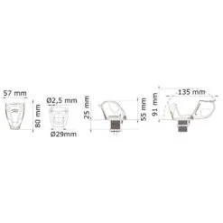 SCANSTRUT Prise Double USB étanche -Camping Boutique scanstrut prise double usb etanche 4