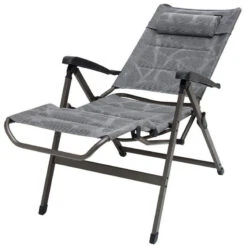 TRIGANO Fauteuil Relax Alu Matelassé -Camping Boutique trigano fauteuil relax alu matelasse 1