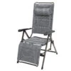 TRIGANO Fauteuil Relax Alu Matelassé -Camping Boutique trigano fauteuil relax alu matelasse